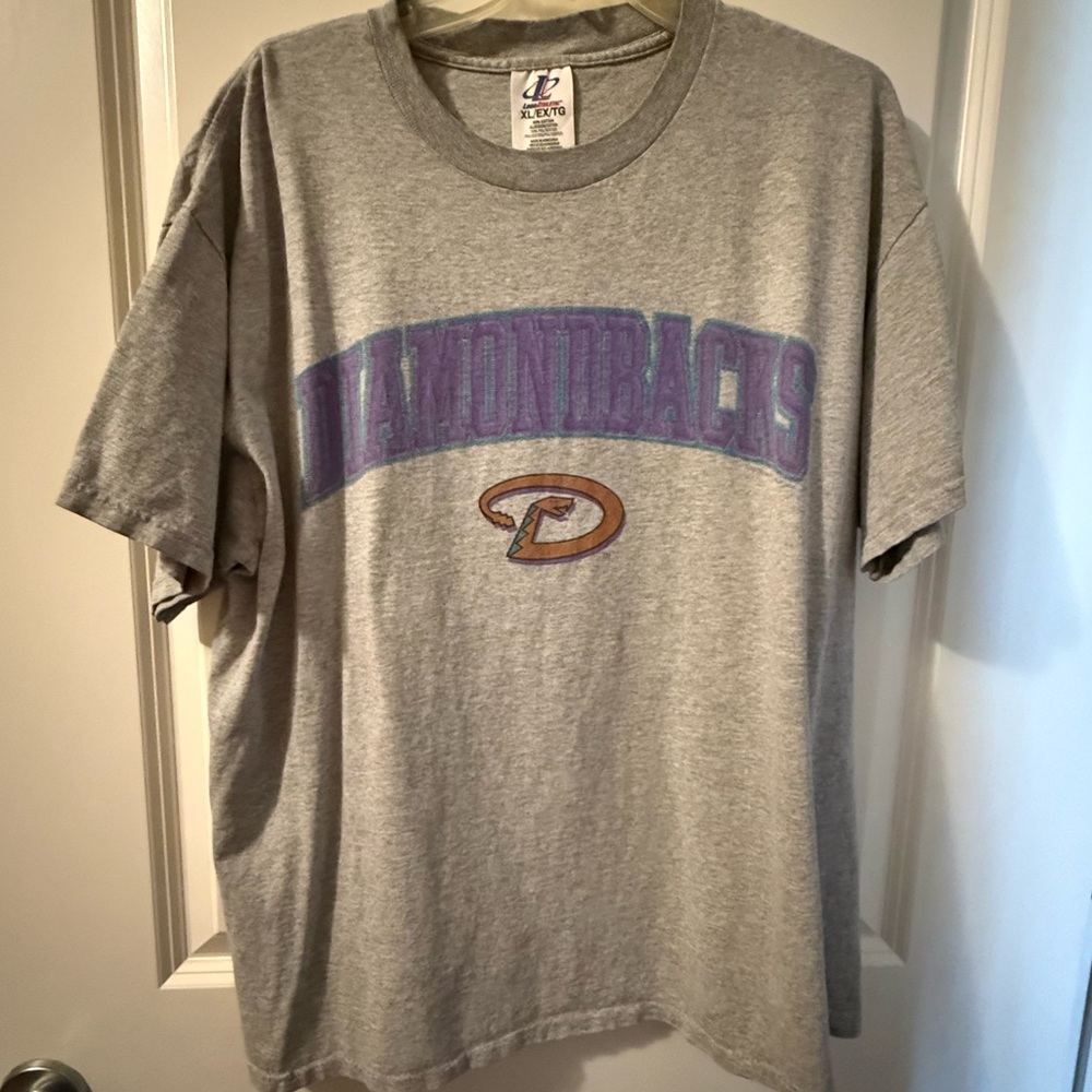 Logo Athletic Gray Diamondbacks Tee Vintage ‘2000’